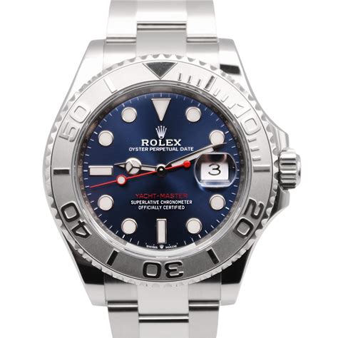 rolex yacht master rhodium blue|Rolex Yacht-Master 40mm price.